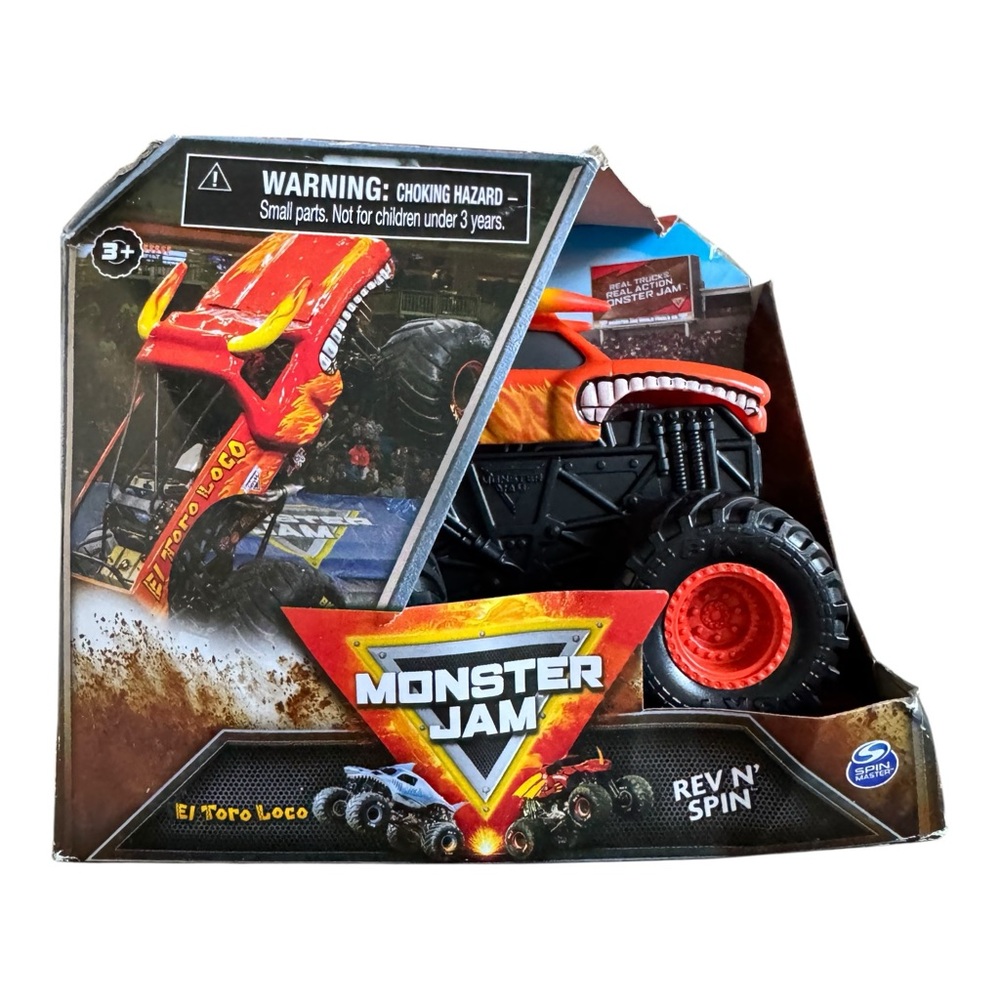 Monster Jam El Toro Loco Rev N’ Spin Truck Spin Master #6044990‎